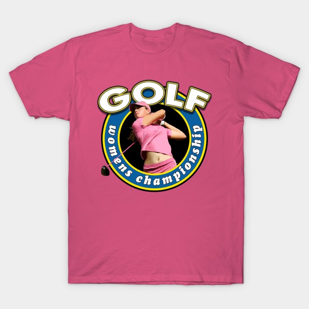 GOLF Womens championship T-Shirt by Ratherkool